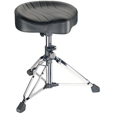 ACCESORIO INSTRUMENTOS MUSICALES K&M KYM 14000 DRUMMER'S THRONE GOMEZZ (BLACK AND CHROME)