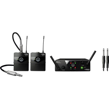 ACCESORIO INSTRUMENTOS MUSICALES AKG WMS40 MINI DUAL INSTRUMENTAL WIRELESS SYSTEM SET (BAND: A Y C)