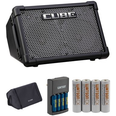 ACCESORIO INSTRUMENTOS MUSICALES ROLAND CUBE STREET EX KIT WITH BATTERIES, BATTERY CHARGER Y CASE