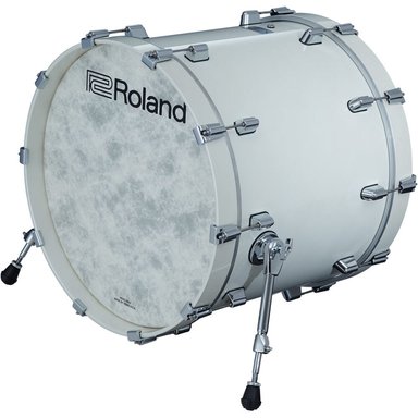 ACCESORIO INSTRUMENTOS MUSICALES ROLAND KD-222 FULL-SIZE V-DRUMS ACOUSTIC DESIGN 22' KICK DRUM PAD (PEARL WHITE)