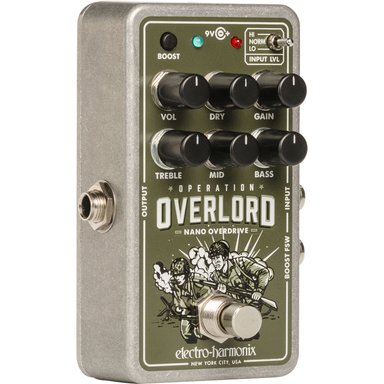 ELECTRO-HARMONIX NANO OPERATION OVERLORD OVERDRIVE PEDAL FOR ELECTRIC GUITARS, BASSES Y KEYBOARDS