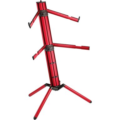 ACCESORIO INSTRUMENTOS MUSICALES K&M KYM 18860 SPIDER-PRO DOUBLE-TIER KEYBOARD STAND (RED)