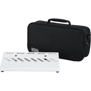 ACCESORIO INSTRUMENTOS MUSICALES GATOR ALUMINUM PEDALBOARD WITH CARRY CASE (WHITE, SMALL)