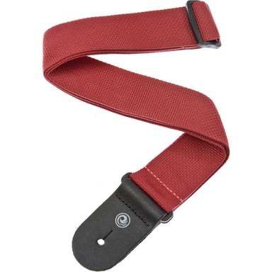 ACCESORIO INSTRUMENTOS MUSICALES D'ADDARIO POLYPROPYLENE 2' GUITAR STRAP (RED)
