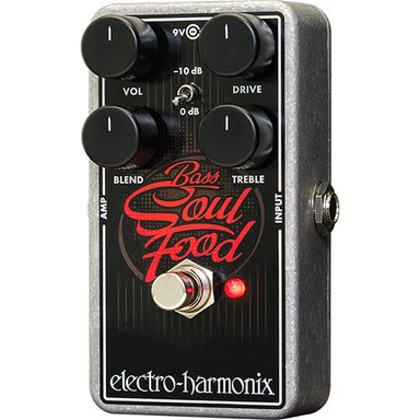 ACCESORIO INSTRUMENTOS MUSICALES ELECTRO-HARMONIX BASS SOUL FOOD TRANSPARENT OVERDRIVE PEDAL