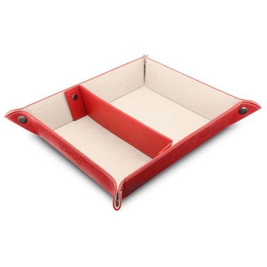ACCESORIO INSTRUMENTOS MUSICALES LONDO LEATHER ORGANIZER TRAY (2 SECTIONS, RED)