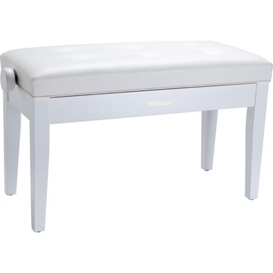 ACCESORIO INSTRUMENTOS MUSICALES ROLAND RPB-D300 DUET PIANO BENCH WITH ADJUSTABLE HEIGHT AND CUSHIONED SEAT (SATIN WHITE)