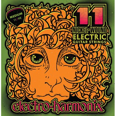 ACCESORIO INSTRUMENTOS MUSICALES ELECTRO-HARMONIX NICKEL-WOUND ELECTRIC GUITAR STRINGS (11/48 MEDIUM, 10-PACK)