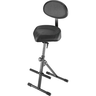 ACCESORIO INSTRUMENTOS MUSICALES K&M KYM 14050 STOOL WITH BACKREST (BLACK)