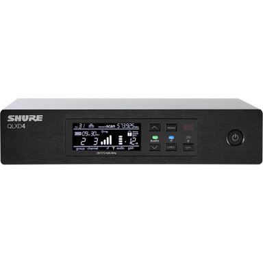 ACCESORIO INSTRUMENTOS MUSICALES SHURE QLXD4 DIGITAL WIRELESS RECEIVER (V50: 174 TO 216 MHZ)