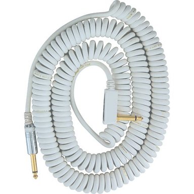 ACCESORIO INSTRUMENTOS MUSICALES VOX VCC VINTAGE COILED CABLE (29.5', WHITE)