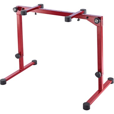 ACCESORIO INSTRUMENTOS MUSICALES K&M KYM 18820 OMEGA PRO TABLE-STYLE KEYBOARD STAND WITH FOLDABLE LEGS (RUBY RED)