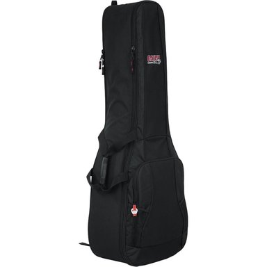 ACCESORIO INSTRUMENTOS MUSICALES GATOR 4G SERIES DOUBLE GIG BAG WITH BACKPACK STRAPS FOR ACOUSTIC Y ELECTRIC GUITAR