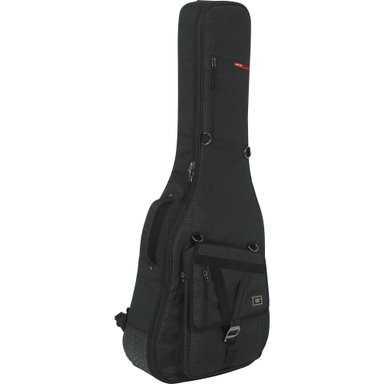 GATOR TRANSIT LIGHTWEIGHT SERIES GIG BAG FOR RESONATOR, 00, AND CLASSICAL ACOUSTIC GUITARS (CHARCOAL)
