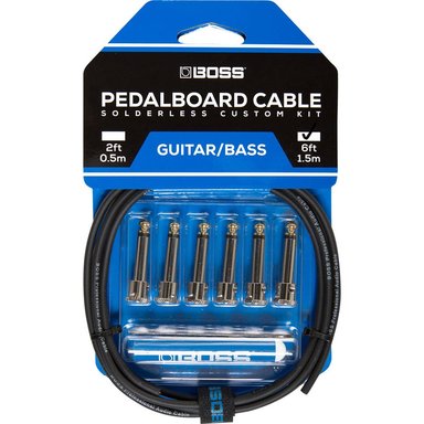 ACCESORIO INSTRUMENTOS MUSICALES BOSS BCK-6 SOLDERLESS PEDALBOARD CABLE KIT (6 CONNECTORS, 6' CABLE)