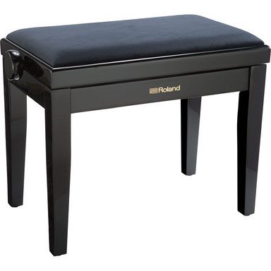 ACCESORIO INSTRUMENTOS MUSICALES ROLAND RPB-220PE PIANO BENCH WITH VELOUR SEAT (POLISHED EBONY)