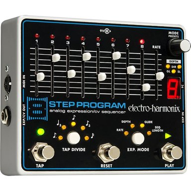 ACCESORIO INSTRUMENTOS MUSICALES ELECTRO-HARMONIX 8-STEP PROGRAM ANALOG EXPRESSION/CV SEQUENCER PEDAL