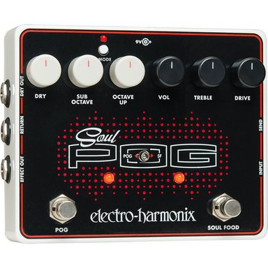 ACCESORIO INSTRUMENTOS MUSICALES ELECTRO-HARMONIX SOUL POG OVERDRIVE Y POLYPHONIC OCTAVE GENERATOR PEDAL WITH POWER SUPPLY