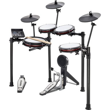 ACCESORIO INSTRUMENTOS MUSICALES ALESIS NITRO MAX 8-PIECE ELECTRONIC DRUM KIT WITH MESH HEADS AND BLUETOOTH