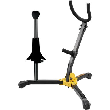 ACCESORIO INSTRUMENTOS MUSICALES HERCULES STANDS ALTO/TENOR SAXOPHONE STAND WITH DELUXE VELVET PEG FOR SOPRANO SAX/FLUGELHORN