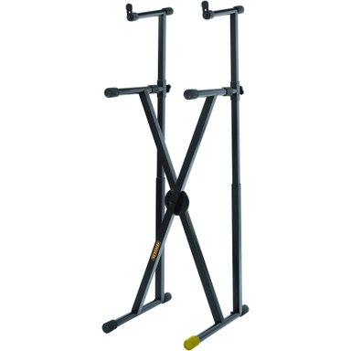 ACCESORIO INSTRUMENTOS MUSICALES HERCULES STANDS EZ-LOK DOUBLE-TIER X KEYBOARD STAND