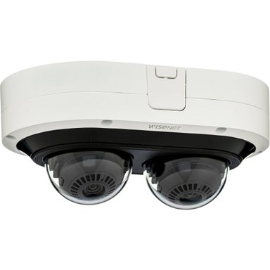 CÁMARA HANWHA VISION PNM-C12083RVD 6MP 2-SENSOR OUTDOOR MULTIDIRECTIONAL NETWORK DOME CON NIGHT VISION