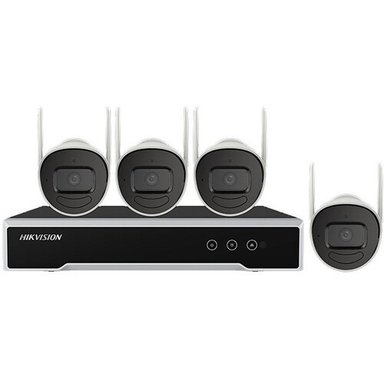 KIT CÁMARA HIKVISION EKI-K41B44W 4-CHANNEL 4MP WI-FI NVR CON 1 TB HDD Y 4 4MP WI-FI BULLET
