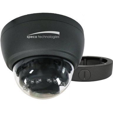 CÁMARA SPECO TECHNOLOGIES 2MP HD-TVI INTENSIFIER DOME CON 5 TO 50MM MOTORIZED LENS GRAY