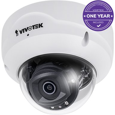 CÁMARA VIVOTEK FD819-H-1Y VORTEX ESSENTIAL SERIES 5MP INDOOR DOME CON NIGHT VISION Y 2.8MM LENS 1-YEAR VSAAS LICENSE