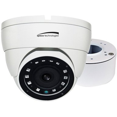 CÁMARA SPECO TECHNOLOGIES VLDT4W 2MP OUTDOOR ANALOG HD TURRET CON NIGHT VISION WHITE