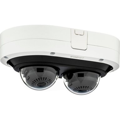 CÁMARA HANWHA VISION PNM-7082RVD 2MP 2-SENSOR OUTDOOR MULTIDIRECTIONAL NETWORK DOME CON NIGHT VISION