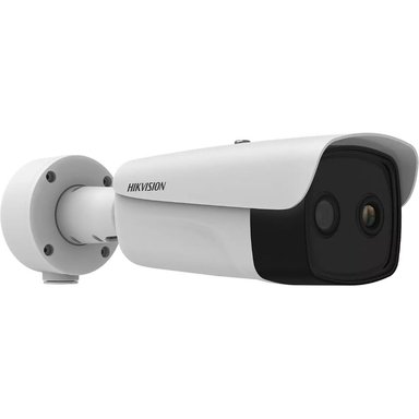 CÁMARA HIKVISION ANTI-CORROSION BI-SPECTRUM NETWORK BULLET CON 35MM THERMAL Y 14.8MM OPTICAL LENS