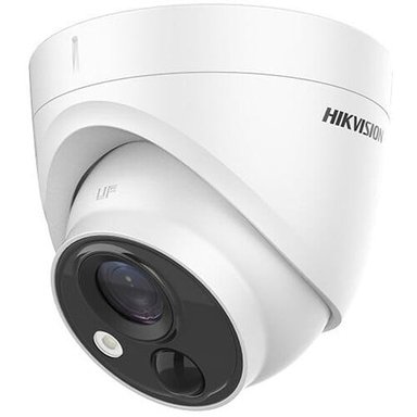 CÁMARA HIKVISION DS-2CE71H0T-PIRLO 5MP TURBO HD PIR SERIES TURRET CON EXT ALARM OUT 2.8MM LENS