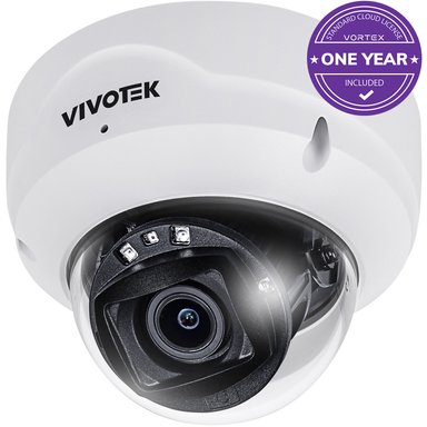 CÁMARA VIVOTEK FD819-HT-1Y VORTEX ESSENTIAL SERIES 5MP INDOOR DOME CON NIGHT VISION Y 2.8-10MM LENS 1-YEAR VSAAS LICENSE