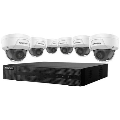KIT CÁMARA HIKVISION EKI-K82D46 8-CHANNEL 8MP NVR CON 2TB HDD Y 6 4MP NIGHT VISION DOME