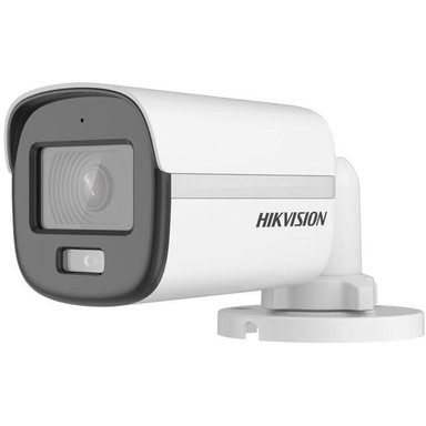 CÁMARA HIKVISION COLORVU DS-2CE10KF0T-FS 5MP OUTDOOR ANALOG HD MINI BULLET CON 3.6MM LENS