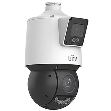 CÁMARA UNIVIEW 4MP 25X NETWORK PTZ DUAL-LENS POE CON STARLIGHT WARM LIGHT AND SMART FUNCTION