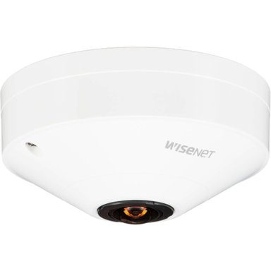 CÁMARA HANWHA VISION WISENET Q SERIES QNF-8010 6MP NETWORK FISHEYE DOME