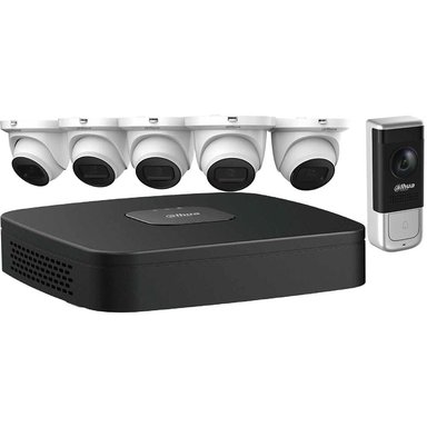 CÁMARA DAHUA TECHNOLOGY 8-CHANNEL VIDEO DOORBELL SECURITY SYSTEM