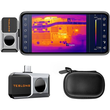 CÁMARA TESLONG THERMAL FOR ANDROID SMARTPHONES 256 X 192 RESOLUTION 25 HZ