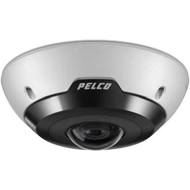 CÁMARA PELCO IMF82-1ERS 8MP OUTDOOR NETWORK SURFACE MOUNT FISHEYE DOME CON NIGHT VISION