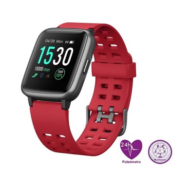 SMARTWATCH LEOTEC FIT 814 MULTISPORTS ROJO