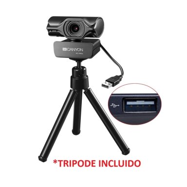 CÁMARA CANYON 2K QUAD HD WEBCAM LIVE STREAMING - 3
