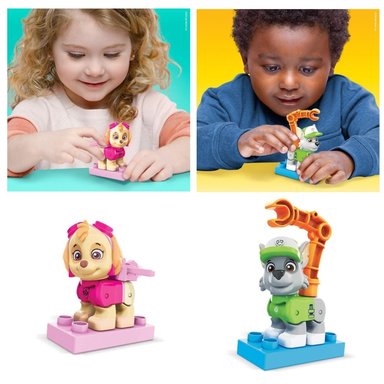 MEGABLOKS SET PAW PATROL SKYE Y ROCKY - 2