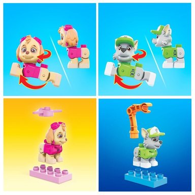 MEGABLOKS SET PAW PATROL SKYE Y ROCKY - 3