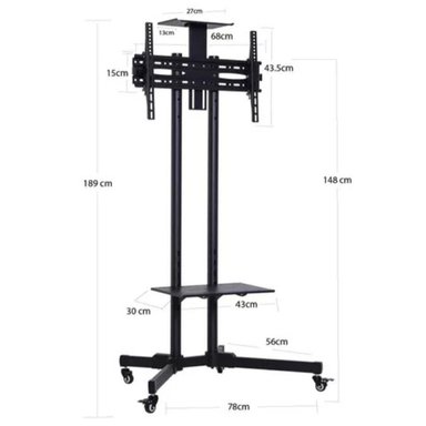 RACK SOPORTE 32 - 80 PULGADAS PEDESTAL PARA TV - 1
