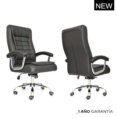 ZIYAZ SILLA VITORIA GIRATORIA NEGRO CS B/CROMADA PTE NXT