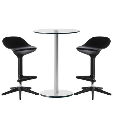 ZIYAZ 1 MESA SIMPLEX DA 60 1LY/100 + 2 BANCO PARCERO NEGRO