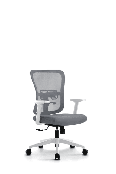 SILLA DE OFICINA ERGONÓMICA LATERNE LUX GRIS GIRATORIA