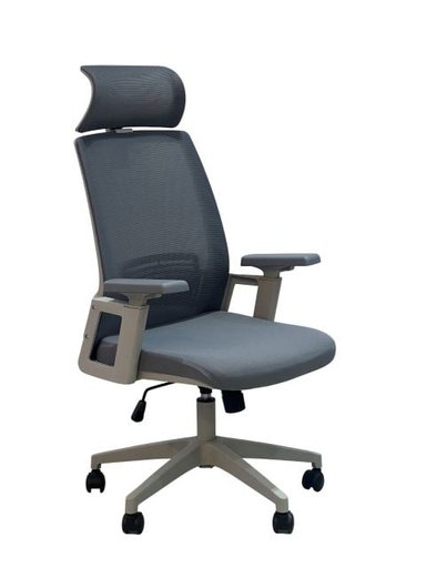 SILLA TATIANA BG C/CABEZ GRIS M/ GRIS GIRATORIA